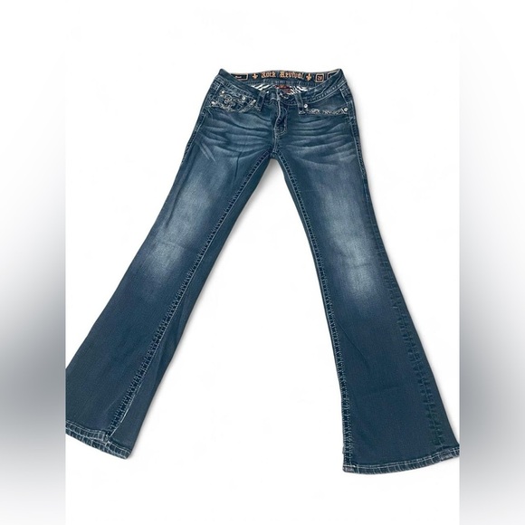 Rock Revival Indigo Boot Cut Jeans - Picture 1 of 5